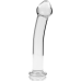NEBULA SERIES BY IBIZA - MODEL 11 DILDO BOROSILICATE GLASS CLEAR 16 CM -O- 3 CM