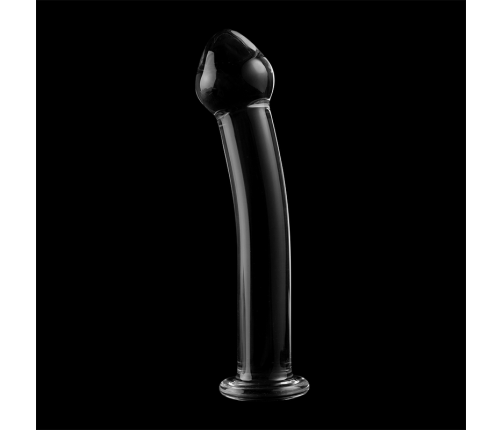 NEBULA SERIES BY IBIZA - MODEL 11 DILDO BOROSILICATE GLASS CLEAR 16 CM -O- 3 CM