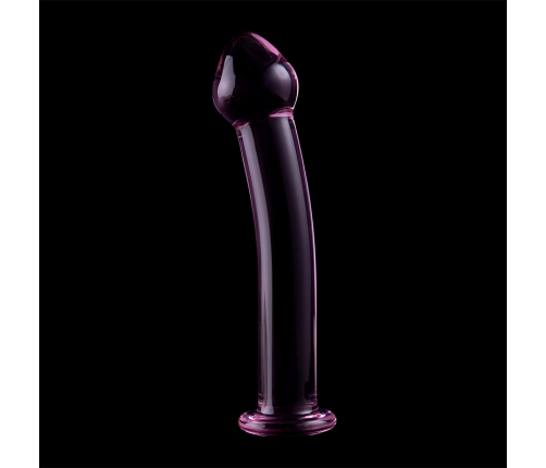 NEBULA SERIES BY IBIZA - MODEL 11 DILDO BOROSILICATE GLASS PINK 16 CM -O- 3 CM