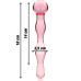 NEBULA SERIES BY IBIZA - MODEL 13 DILDO BOROSILICATE GLASS PINK 18 CM -O- 3.5 CM