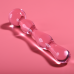 NEBULA SERIES BY IBIZA - MODEL 13 DILDO BOROSILICATE GLASS PINK 18 CM -O- 3.5 CM