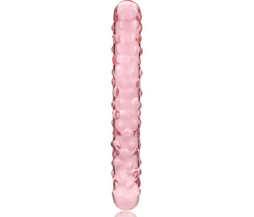 NEBULA SERIES BY IBIZA - MODEL 15 DILDO BOROSILICATE GLASS PINK 18.5 CM -O- 3 CM