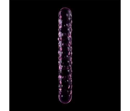 NEBULA SERIES BY IBIZA - MODEL 15 DILDO BOROSILICATE GLASS PINK 18.5 CM -O- 3 CM