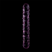 NEBULA SERIES BY IBIZA - MODEL 15 DILDO BOROSILICATE GLASS PINK 18.5 CM -O- 3 CM