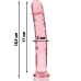 NEBULA SERIES BY IBIZA - MODEL 16 DILDO BOROSILICATE GLASS PINK 18.5 CM -O- 3 CM