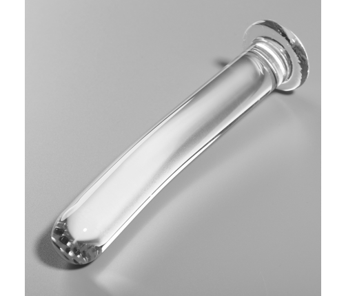 NEBULA SERIES BY IBIZA - MODEL 17 DILDO BOROSILICATE GLASS CLEAR 18.5 CM -O- 3 CM