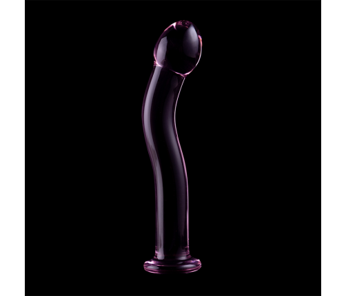 NEBULA SERIES BY IBIZA - MODEL 18 DILDO BOROSILICATE GLASS PINK 18.5 CM -O- 3.5 CM