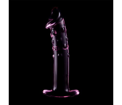 NEBULA SERIES BY IBIZA - MODEL 19 DILDO BOROSILICATE GLASS PINK 18.5 CM -O- 4 CM