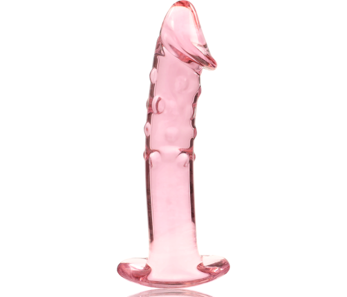 NEBULA SERIES BY IBIZA - MODEL 19 DILDO BOROSILICATE GLASS PINK 18.5 CM -O- 4 CM