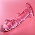NEBULA SERIES BY IBIZA - MODEL 19 DILDO BOROSILICATE GLASS PINK 18.5 CM -O- 4 CM