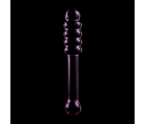 NEBULA SERIES BY IBIZA - MODEL 20 DILDO BOROSILICATE GLASS PINK 20.5 CM -O- 3 CM