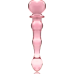 NEBULA SERIES BY IBIZA - MODEL 21 DILDO BOROSILICATE GLASS PINK 20.5 CM -O- 3.5 CM