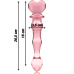 NEBULA SERIES BY IBIZA - MODEL 21 DILDO BOROSILICATE GLASS PINK 20.5 CM -O- 3.5 CM