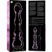 NEBULA SERIES BY IBIZA - MODEL 21 DILDO BOROSILICATE GLASS PINK 20.5 CM -O- 3.5 CM