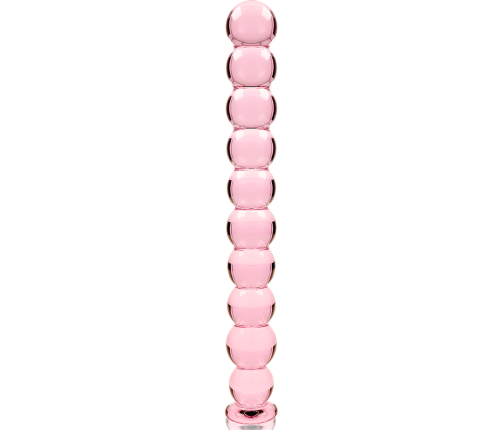 NEBULA SERIES BY IBIZA - MODEL 22 DILDO BOROSILICATE GLASS PINK 21.5 CM -O- 2.5 CM