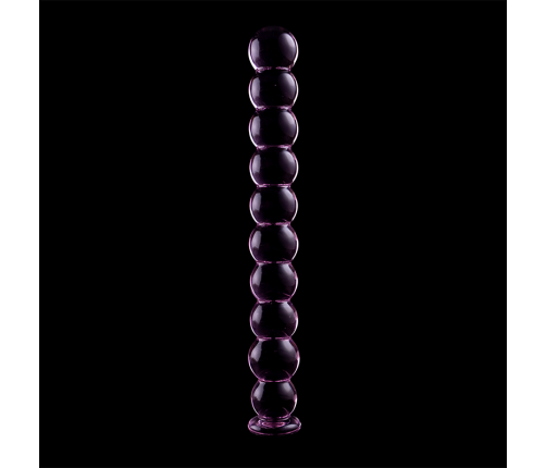 NEBULA SERIES BY IBIZA - MODEL 22 DILDO BOROSILICATE GLASS PINK 21.5 CM -O- 2.5 CM