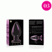 NEBULA SERIES BY IBIZA - MODEL 3 ANAL PLUG BOROSILICATE GLASS PINK 11 CM -O- 5 CM