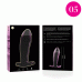 NEBULA SERIES BY IBIZA - MODEL 5 ANAL PLUG BOROSILICATE GLASS PINK 12.5 CM -O- 3.5 CM