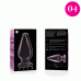 NEBULA SERIES BY IBIZA - MODEL 4 ANAL PLUG BOROSILICATE GLASS PINK 11 CM -O- 5 CM