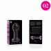 NEBULA SERIES BY IBIZA - MODEL 2 ANAL PLUG BOROSILICATE GLASS PINK 11 CM -O- 3.5 CM