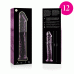 NEBULA SERIES BY IBIZA - MODEL 12 DILDO BOROSILICATE GLASS PINK 17 CM -O- 3.5 CM