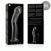 NEBULA SERIES BY IBIZA - MODEL 18 DILDO BOROSILICATE GLASS CLEAR 18.5 CM -O- 3.5 CM
