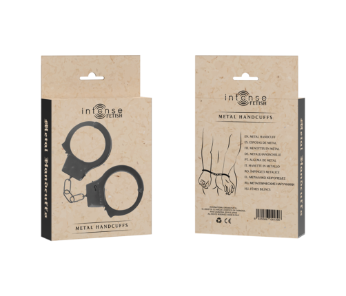 INTENSE - FETISH METAL HANDCUFFS