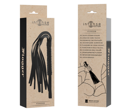 INTENSE - FETISH VEGAN LEATHER FLOGGER