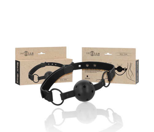 INTENSE - FETISH VEGAN LEATHER BALL GAG