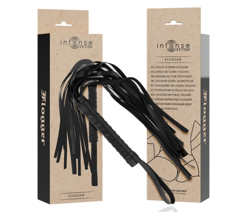 INTENSE - FETISH VEGAN LEATHER FLOGGER