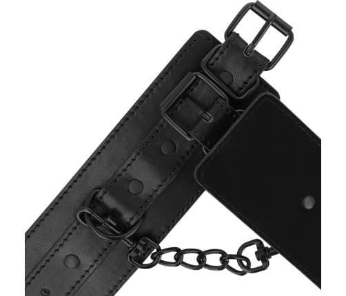 INTENSE - FETISH VEGAN LEATHER HANDCUFFS