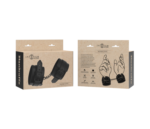 INTENSE - FETISH VEGAN LEATHER HANDCUFFS