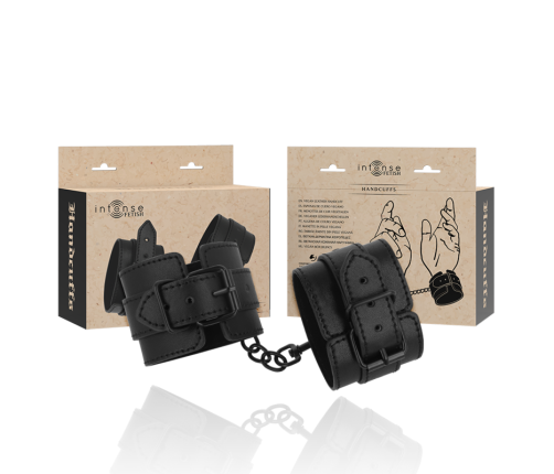 INTENSE - FETISH VEGAN LEATHER HANDCUFFS