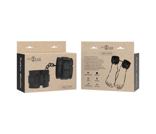 INTENSE - FETISH VEGAN LEATHER ANKLE CUFFS