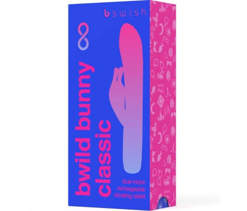B SWISH - BWILD BUNNY INFINITE CLASSIC VIBRADOR RECARGABLE SILICONA AZUL