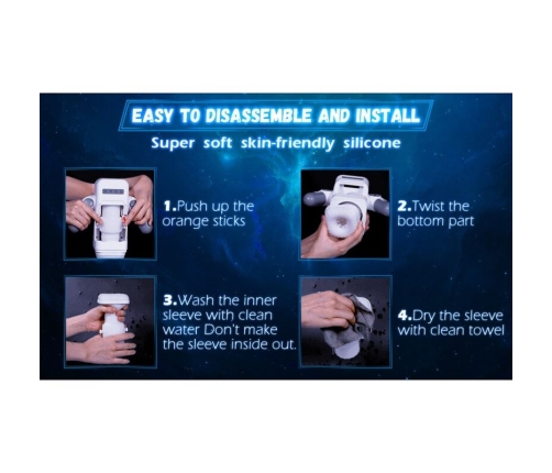 GAME CUP - THRUSTING VIBRATION MASTURBATOR WITH HEATING FUNCTION AND MOBILE SUPPORT - BLACK