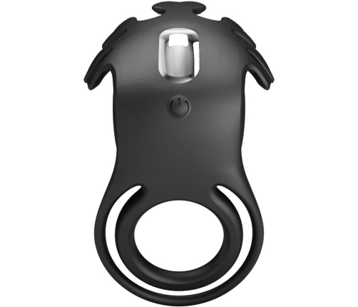 PRETTY LOVE - RUBEN VIBRATOR RING 7 VIBRATIONS BLACK SILICONE