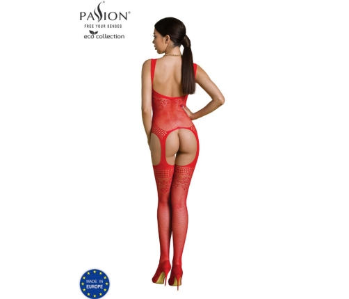 PASSION - ECO COLLECTION BODYSTOCKING ECO BS008 RED