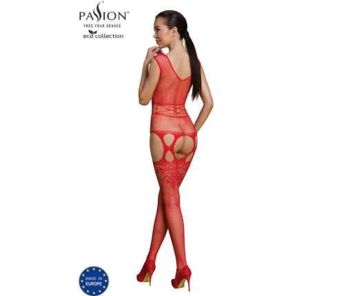 PASSION - ECO COLLECTION BODYSTOCKING ECO BS014 RED