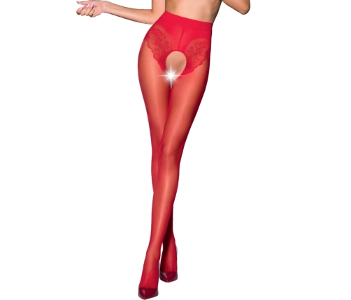 PASSION - TIOPEN 006 RED TIGHTS 1/2 30 DEN