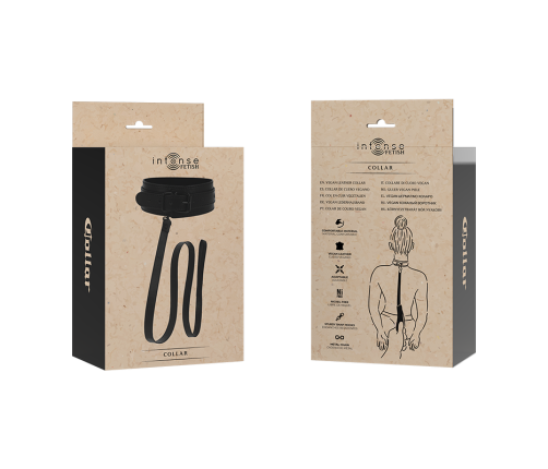 INTENSE - FETISH VEGAN LEATHER COLLAR