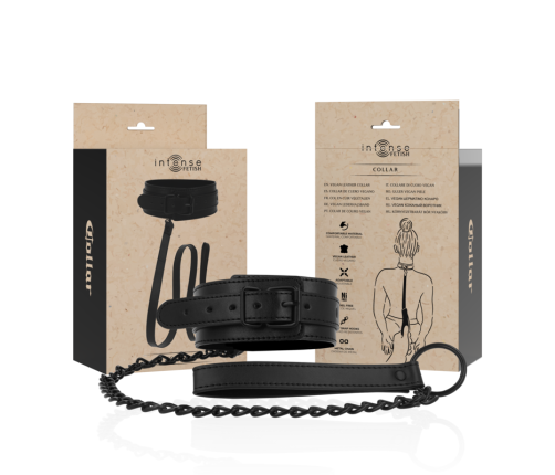 INTENSE - FETISH VEGAN LEATHER COLLAR