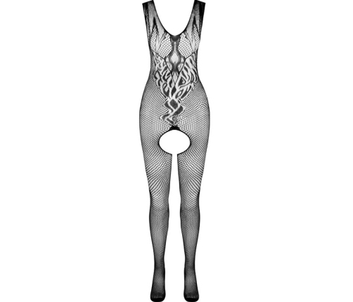 PASSION - BS098 BLACK BODYSTOCKING ONE SIZE