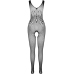 PASSION - BS098 BLACK BODYSTOCKING ONE SIZE