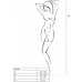 PASSION - BS098 BLACK BODYSTOCKING ONE SIZE