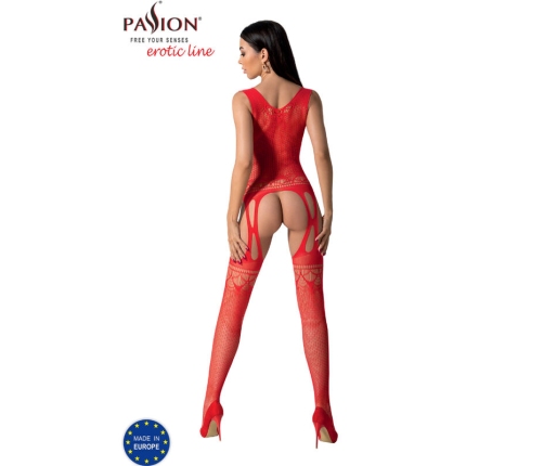 PASSION - BS099 RED BODYSTOCKING ONE SIZE