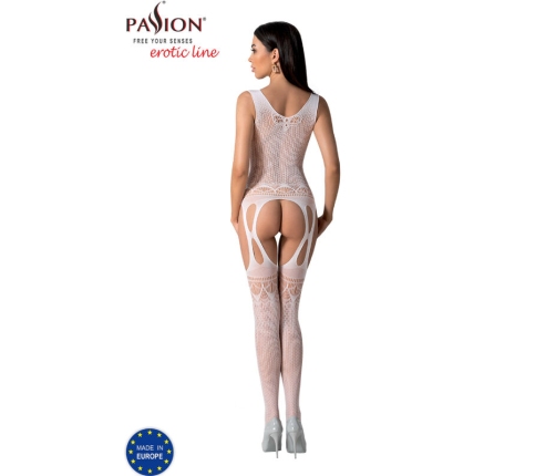 PASSION - BS099 WHITE BODYSTOCKING ONE SIZE