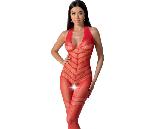 PASSION - BS100 BODYSTOCKING RED ONE SIZE