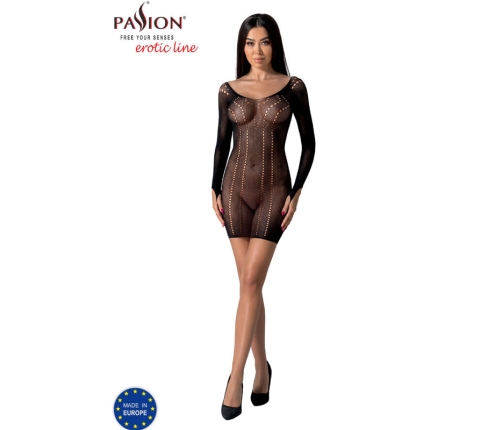 PASSION - BS101 BODYSTOCKING BLACK ONE SIZE