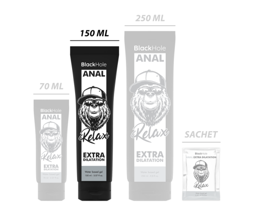 BLACK HOLE - WATER BASE GEL ANAL DILATION 150 ML
